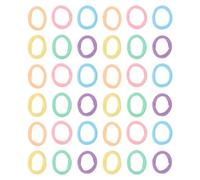 iplusmile 500 Élastiques à Cheveux Extensibles sans Couture en Tissu Coloré pour Garçon et Filles Élastiques Antidérapants pour Queue de Cheval Doux et Confortables pour L'École