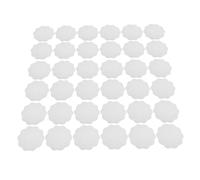 iplusmile 500 pièces Papier Parchemin Rond Blanc pour Boissons Chaud Froid Papier Alimentaire Imperméable Anti-graisse pour Pâtisserie et Boissons