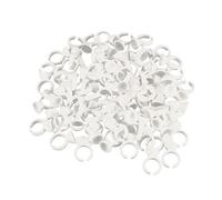iplusmile 500pièces Lot De Tasses à Anneaux De Tatouage Support à Bagues Pour Cils à Pigments s Blanc