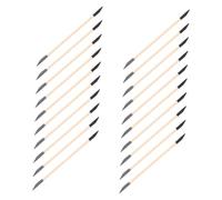 iplusmile 50pièces Lot De Bâtons De Ponçage Double Face Pour Manucure Pédicure Outils Durables à Deux Grains Noir Et Gris Sticks Ponçage Cuticules Multifonctions Pour Femmes Et Filles