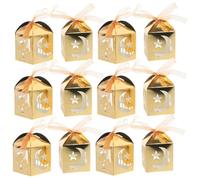 iplusmile 50pièces Lot De Boîtes à Bonbons De Mariage Motif Lune Et Étoile Moyen-orient Pour Mariages Anniversaires De Noël