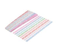 iplusmile 540 pièces Papier Origami Bandes Colorées pour Étoiles DIY Bandes de Papier Pliables pour Artisanat Créatif et Décoration