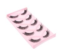 iplusmile 5Paires Faux Cils Bandes Cils Artificiels Confortables pour Cils Doux et Réutilisables Design Élégant