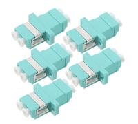 iplusmile 5pièces Adaptateur De Fibre LC Simplex Coupleur De Câble Optique pour Réseaux Connecteurs De Fibre à Perte Installation Facile pour Centres De Données Et Équipements De