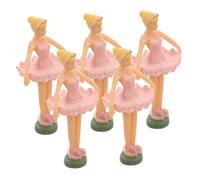 iplusmile 5pièces Boîte à Musique Danseuse De Ballet Poupée Musicale Décorative De Figurines Danseuses pour Boîte à Musique