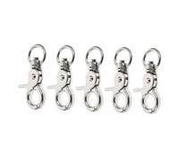 iplusmile 5pièces Boucle De Porte à Ressort pour Cage à Oiseaux Loquet Métal pour Porte De Cage Accessoire pour Petit Animal Fermoir pour Pigeon De Clôture