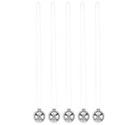 iplusmile 5pièces Boules Acier Inoxydable Pendule Oscillant Jouet Pendule Boules Oscillantes de Bureau Jouet à Équilibre