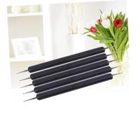 iplusmile 5pièces Lot de Stylets à Double Embout Outils pour Pointillage Création de Motifs Relief Sculpture et Modelage Argile Noir