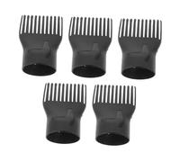 iplusmile 5pièces Peignes Diffuseurs Pour Sèche-cheveux Embout Pour Lisser Et Démêler Cheveux Fins Bouclés Naturels Ou Traités Thermiquement Accessoires Pour Coiffage