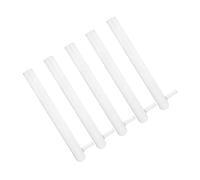 iplusmile 5pièces Tube à Essai Verre Transparent Résistant à Haute Température Tube Élevage Pour Fourmis Avec Bras Latéral Contenant Pour Expériences Chimiques Lot