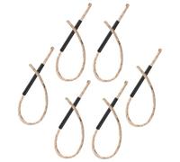 iplusmile 6 Ensembles Lot de Cordes Allumage avec Poignée Légères et Portables pour Feu de Camping Barbecue et Extérieur