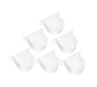 iplusmile 6 Pièces Alimentaire Semi Accessoires de Cage à Oiseaux Récipient Alimentaire pour Perroquets Alimentation Multifonctionnelle pour Oiseaux