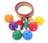 iplusmile 6 pièces Anneaux de Saut à Cheville pour Garçon Fille Balle Sauteuse Colorée Jeu Coordination Cardio Sécurisé
