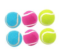 iplusmile 6 pièces Balles pour Chiens Caoutchouc Résistantes Jouets Interactifs pour Chiots Petits Chiens à Mâcher Fort et Jeux de Rapport