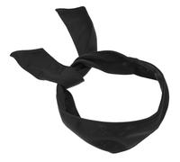 iplusmile 6 Pièces Bandeau de Sport à Nouer Unisexe Noir | Tissu Léger à Séchage Rapide, Ajustement Réglable, pour Course, Tennis, Yoga et Entraînement