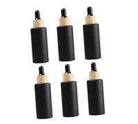 iplusmile 6 pièces Bouteilles Verre avec Pipette Lot Flacons Rechargeables pour Huiles Essentielles et Produits Cosmétiques Pratiques et Légères pour Voyage Domicile