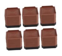 iplusmile 6 Pièces Coussinets Antidérapants Plastique pour Machines à Laver et Sèche Linge Lot de Rehausseurs de Mobilier pour Absorption des Chocs et Stabilité Matériau Aux Vibrations pour