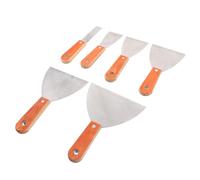 iplusmile 6 pièces Couteaux à Enduit Bois Lame Acier Grattoir Truelle Angle pour Décoration Maison Rénovation et Réparation Portable