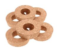 iplusmile 6 Pièces Couvercles Liège pour Vase Hydroponique Trou Central pour Micro Décorations de Fleurs Verre Design Élégant pour Amateurs