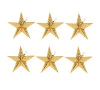 iplusmile 6 pièces Décoration de Fête Origami Pentagramme Lampe Suspension Papier Épais pour Intérieur Bureau Mariage Chambre