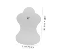 iplusmile 6 pièces Électrodes Massage Autocollantes Autocollants Réutilisables pour Dos Nuque Épaules et Articulations Accessoires sans Gel Supplémentaire