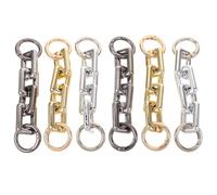 iplusmile 6 pièces Extension de Chaîne pour Sac à Main Rallonge Chaîne Acrylique Carrée Sangle Ajustable pour Porte-monnaie Sac à Bandoulière Accessoires Robustes et Polyvalents