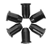 iplusmile 6 pièces Ferrules de Cordes pour Guitare Électrique Accessoires de Pont et avec Vis de