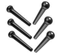 iplusmile 6 pièces Guitar Bridge Pins For Acoustic And Electric Guitars High Hardness Replacement Pegs Stable Sound Transmission