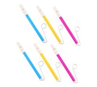 iplusmile 6 pièces Jouets Sifflets à Glissière pour Garçon Fille Flûte à Coulisse Portable avec Mécanisme Push Pull Instruments Musicaux Ludiques pour Tout Petits Sifflets de Fête Colorés