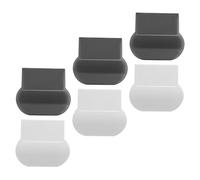 iplusmile 6 Pièces Lifter de Couvercle de Toilette Poignée Ergonomique Autocollante Pratique pour Éviter Contact Direct Installation Facile Convient à Tous Types de