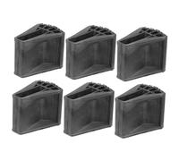 iplusmile 6 pièces Lot de Housses Antidérapantes Caoutchouc pour Échelle Patins de Remplacement Stables et Couvre-Pieds Accessoires Pratiques pour Échelle Protection Sol et Bruit