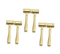 iplusmile 6 pièces Lot de Marteaux Bois pour Garçon Fille de Rôle de Juge et Commissaire Priseur Jeu Éducatif Bois et Sécurisé pour Garçons et Filles