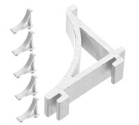 iplusmile 6 pièces Lot de Pinces de Fixation Alliage Aluminium pour Étagères de Réfrigérateur Support Robuste et Installation Facile Clips de Remplacement pour Congélateur et Réfrigérateur