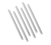 iplusmile 6 pièces Lot de Règles Triangulaires Plastique Transparentes Règles de Dessin Précises pour Élèves pour École Bureau et Projets Artistiques