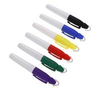 iplusmile 6 Pièces Mini Marqueur Permanent pour Balle de Golf en Plastique Écriture Fluide et Marquages Clairs, Outil pour Activités de Plein Air sur Parcours de Golf