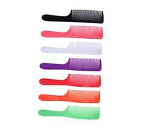 iplusmile 6 pièces Peignes de Coiffure Type Incurvés pour Salon Assortiment Professionnel Adaptés Cheveux Épais Usage Humide et Sec Kit Coiffure Salon Hommes et Garçon Fille