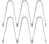 iplusmile 6 pièces Pinces Inox Mini pour Sucre et Glaçons Service Apéritif Polyvalent pour Cuisine Bar Thé et Desserts