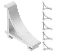 iplusmile 6 pièces Pinces Support Étagère Réfrigérateur Acier Inoxydable Clips Robustes sans Outil pour Remplacement Clayette Congélateur Accessoires Organisateurs Fridge Shelf Brackets