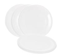 iplusmile 6 Pièces Plateau de Fleurs Rond Plastique Saucer pour Pots de Plantes pour Capturer Eau Éviter Fuites pour Intérieur Extérieur