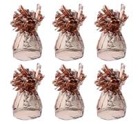 iplusmile 6 Pièces Poids pour Ballons en PVC, Bloc de Lestage | Réutilisable, Résistance à L’usure Chocs, Finition Vive, Maintien Stable pour Bouquets et Centres de Table