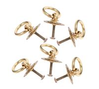 iplusmile 6 pièces Poignées de Tiroir Vintage Laiton Antique Boutons Fleur Décoratifs pour Meuble Poignées de Placard et Tiroir pour Commode et Armoire Style Campagne