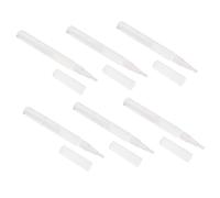iplusmile 6 pièces Set de Flacons Transparents pour Gloss à Tubes Vides Rotatifs avec Pinceau et Portables pour Huile Cuticule et Maquillage