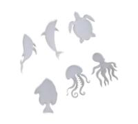 iplusmile 6 pièces Set de Moules Silicone Tortue pour Dessous de DIY et Antiadhésif Accessoires Loisirs Créatifs Animaux Marins Décoration