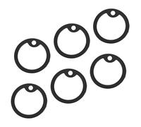 iplusmile 6 pièces Silicone Pet Tag Silencers Mute Cover for Dog and Cat Id Tags Noise Reduction Rings