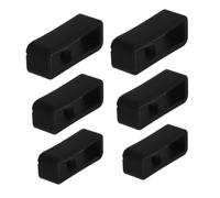 iplusmile 6 Pièces Silicone Watch Strap Loops Étanches pour Bracelets Intelligents Fixation Sécurisée pour Sports et Activités Extérieures