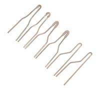 iplusmile 6 pièces Wood Burning Pen Tips Set High Impedance Pyrography Nibs Replacement For Wood Burner Tools Including Flat Half-round And Bent Tips Compatible With Pyrography Machines