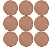 iplusmile 60 Blocs de Fibre Végétale Compressée Enrichie en Nutriments Taille Petite et Absorbante Substrat pour Semis et Transplantation en Intérieur et Jardin Sol Fertile pour Fleurs