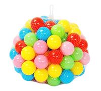 iplusmile 60 pièces Boules Plastiques Multicolores pour Piscine à Balles Garçon Fille Jouets Colorés pour Jeux Extérieurs et Intérieurs Balles Décoratives pour Aire de Jeux