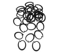 iplusmile 60 pièces Crochet Rideau Plastique pour Auvent et Tonnelle Anneaux Guide pour Stores Romains Installation Facile Léger et Résistant Usage Intérieur et Extérieur