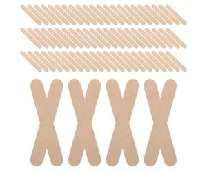 iplusmile 600 Bâtonnets en Bois Naturel 65X10 MM pour Artisanat DIY Mini Bâtons de Glace pour Loisirs Créatifs Étiquettes Plantes et Supports Cake Pops Fournitures Scolaires et Activités